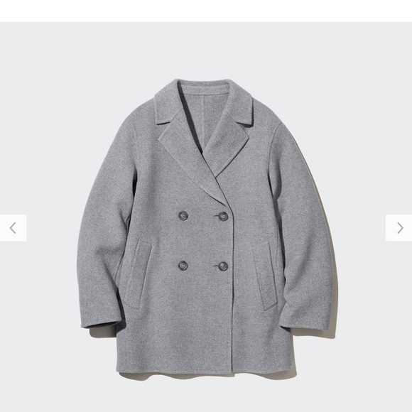 UNIQLO Double Face Short Coat NWOT - Picture 2 of 6